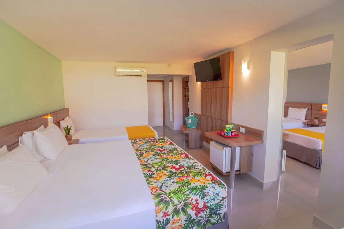Quarto do Vivaz Cataratas Resort em Foz do Iguaçu